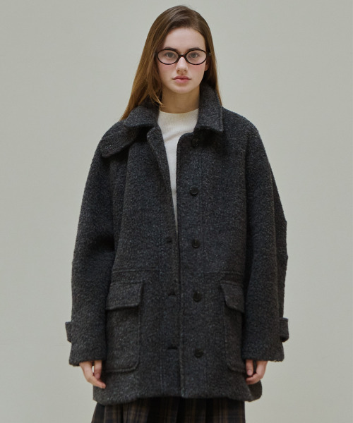 SLOWLOLLI(スローローリ)の「Fluffy mood boucle coat_3 Colors(トレンチコート・レディース・その他・FREE)」の3枚目の写真