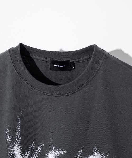 MASSNOUN(マスノウン)の「マスマタル リアルオーバーサイズ半袖Tシャツ MSFTS006-DG(Tシャツ/カットソー・レディース・その他・MEDIUM/X-LARGE/LARGE)」の3枚目の写真