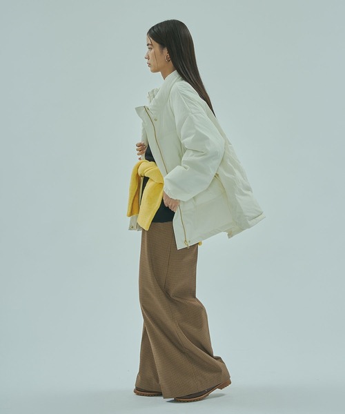 ROSE BUD（ローズバッド）の「【WEB・一部店舗限定】LIGHTWEIGHT PADDED BLOUSON（ブルゾン・レディース・ブラック/カーキ/ホワイト・ONE SIZE）」の7枚目の写真