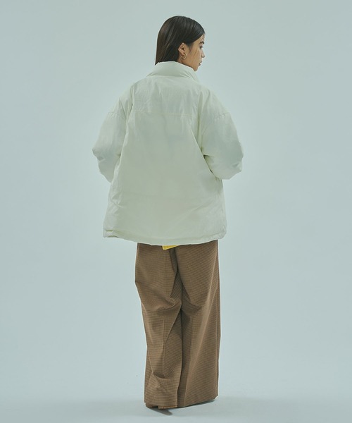 ROSE BUD（ローズバッド）の「【WEB・一部店舗限定】LIGHTWEIGHT PADDED BLOUSON（ブルゾン・レディース・ブラック/カーキ/ホワイト・ONE SIZE）」の8枚目の写真