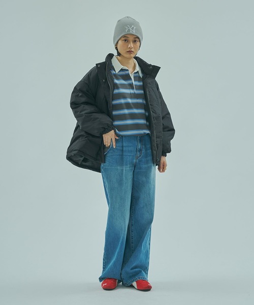 ROSE BUD（ローズバッド）の「【WEB・一部店舗限定】LIGHTWEIGHT PADDED BLOUSON（ブルゾン・レディース・ブラック/カーキ/ホワイト・ONE SIZE）」の12枚目の写真