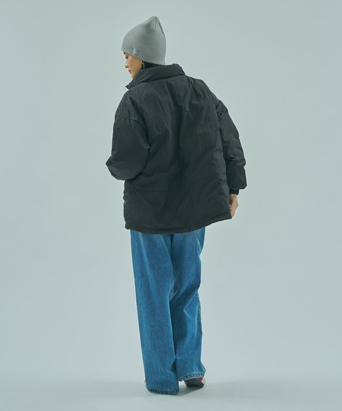 ROSE BUD（ローズバッド）の「【WEB・一部店舗限定】LIGHTWEIGHT PADDED BLOUSON（ブルゾン・レディース・ブラック/カーキ/ホワイト・ONE SIZE）」の14枚目の写真