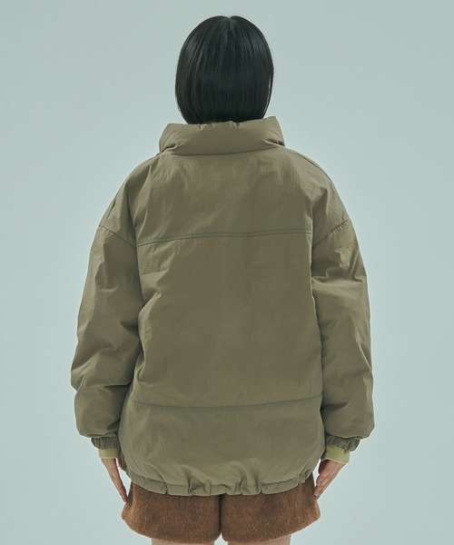 ROSE BUD（ローズバッド）の「【WEB・一部店舗限定】LIGHTWEIGHT PADDED BLOUSON（ブルゾン・レディース・ブラック/カーキ/ホワイト・ONE SIZE）」の17枚目の写真