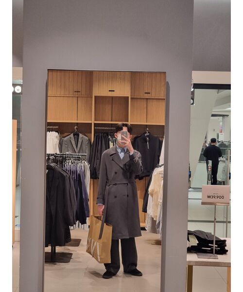 DRAW FIT（ドローフィット）の「ペーパーコットンオーバーサイズシャツ [SKY BLUE]（シャツ/ブラウス・メンズ・その他・LARGE/MEDIUM/X-LARGE）」の4枚目の写真