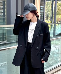 FMiBL（ファミル）の「SELECT by CREAM　ダブルジャケット（テーラードジャケット・レディース）」