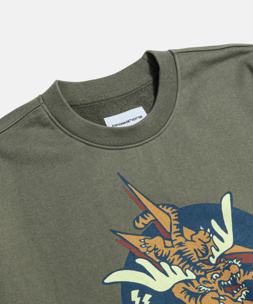 ESPIONAGE（エスピオナジ）の「Flying Tigers Heavyweight Sweatshirt Earth（スウェット・メンズ・その他・MEDIUM/LARGE/X-LARGE）」の4枚目の写真