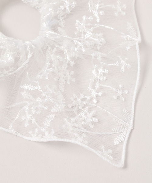 studio CLIP(スタディオクリップ)の「レースシュシュ(シュシュ・レディース・ホワイト/ブラック・FREE)」の5枚目の写真