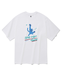 RADINEO（ラディネオ）の「ストップブルー 半袖Tシャツ ホワイト（Tシャツ/カットソー）」