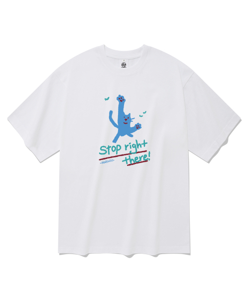 RADINEO(ラディネオ)の「ストップブルー 半袖Tシャツ ホワイト(Tシャツ/カットソー・メンズ・その他・SMALL/MEDIUM/LARGE/X-LARGE)」の1枚目の写真