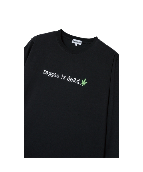 THE SCOT WRECK（ザ スコットレック）の「reggae is dead L/S（Tシャツ/カットソー・レディース・ブラック・MEDIUM/LARGE/X-LARGE）」の3枚目の写真