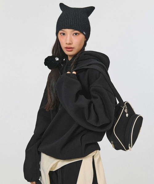 EMIS(イミス)の「LOGO HOODIE(スウェット・レディース・ブラック/ブラウン/ピンク/レッド・M/S)」の9枚目の写真