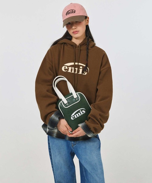 EMIS(イミス)の「LOGO HOODIE(スウェット・レディース・ブラック/ブラウン/ピンク/レッド・M/S)」の14枚目の写真