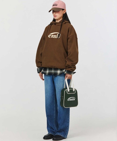 EMIS(イミス)の「LOGO HOODIE(スウェット・レディース・ブラック/ブラウン/ピンク/レッド・M/S)」の17枚目の写真