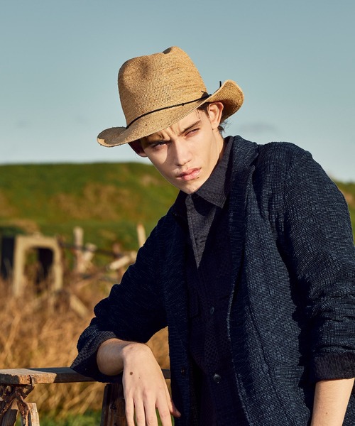 MEN'S BIGI(メンズビギ)の「ラフィアサマーハット(ハット・メンズ・ブラック/ベージュ系その他・FREE)」の16枚目の写真