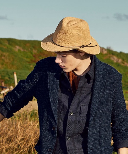MEN'S BIGI(メンズビギ)の「ラフィアサマーハット(ハット・メンズ・ブラック/ベージュ系その他・FREE)」の17枚目の写真
