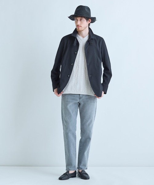 MEN'S BIGI(メンズビギ)の「ラフィアサマーハット(ハット・メンズ・ブラック/ベージュ系その他・FREE)」の8枚目の写真