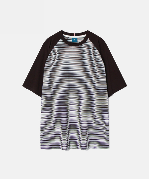 Diamond Layla(ダイアモンドレイラ)の「無地&ストライプ エアコンフォート 半袖Tシャツ T67 ブラウン(Tシャツ/カットソー・レディース・その他・MEDIUM/LARGE/X-LARGE)」の1枚目の写真