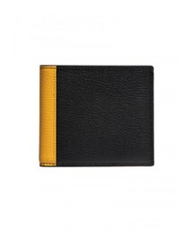 MADGOAT（マッドゴート）の「クリスぺバイフォールド6CC財布_ブラックイエロー（フレンチゴートスキン）（札入れ/マネークリップ）」
