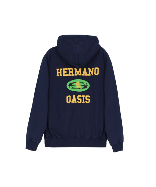AFTERMATH（アフターマス）の「HERMANO ZIP HOODIE [NAVY]（パーカー・レディース・ネイビー・LARGE/X-LARGE/MEDIUM）」の2枚目の写真