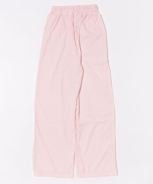 VIBGYOR Women(ヴィブジョー ウィメン)の「【Mayree】ストライプ柄 ドローコード イージー パンツ(その他パンツ・レディース・ブルー/ピンク/イエロー・LARGE/MEDIUM/SMALL)」の4枚目の写真