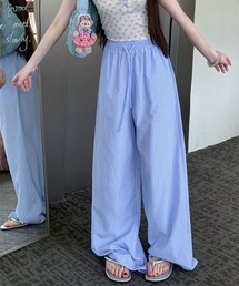 VIBGYOR Women | 【Mayree】ストライプ柄 ドローコード イージー パンツ(その他パンツ)