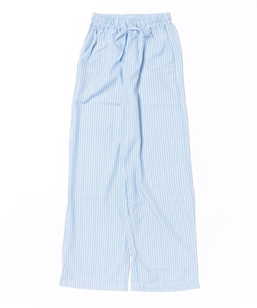 VIBGYOR Women(ヴィブジョー ウィメン)の「【Mayree】ストライプ柄 ドローコード イージー パンツ(その他パンツ・レディース・ブルー/ピンク/イエロー・LARGE/MEDIUM/SMALL)」の11枚目の写真
