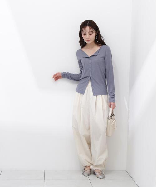 a/mie(アミー)の「<a>シアーカットソー / 1216169100(Tシャツ/カットソー・レディース・グレー/ホワイト/ブルー・FREE)」の21枚目の写真