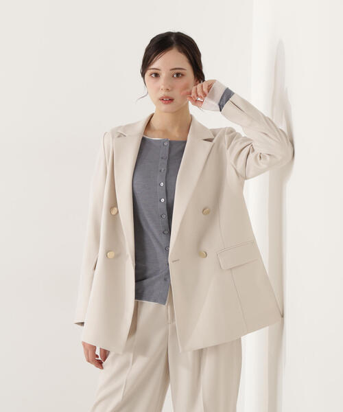 a/mie（アミー）の「＜ａ＞シアーカットソー / 1216169100（Tシャツ/カットソー・レディース・グレー/ホワイト/ブルー・FREE）」の5枚目の写真