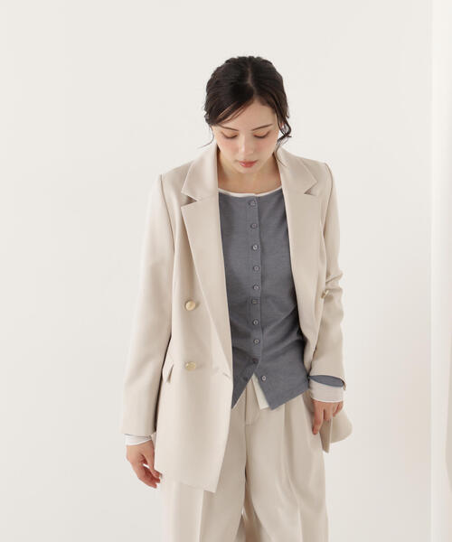 a/mie（アミー）の「＜ａ＞シアーカットソー / 1216169100（Tシャツ/カットソー・レディース・グレー/ホワイト/ブルー・FREE）」の6枚目の写真