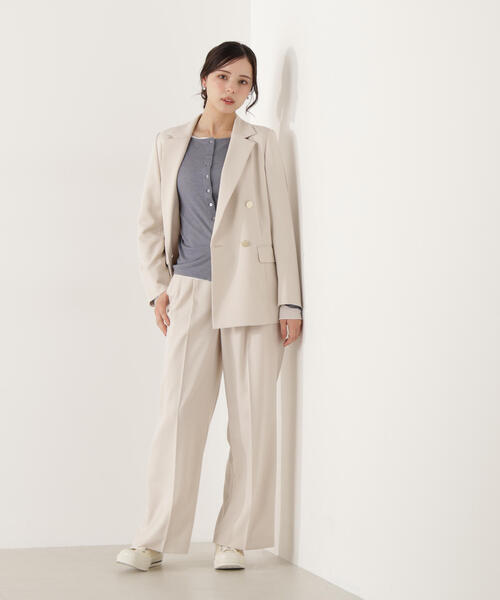 a/mie（アミー）の「＜ａ＞シアーカットソー / 1216169100（Tシャツ/カットソー・レディース・グレー/ホワイト/ブルー・FREE）」の7枚目の写真