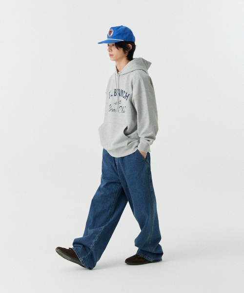 STENDS（ステンズ）の「[M~4XL] ボートクラブフードパーカー_メランジグレー（パーカー・メンズ・その他・MEDIUM/LARGE/X-LARGE/XX-LARGE/XXX-LARGE/XXXX-LARGE）」の3枚目の写真