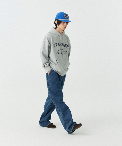 STENDS（ステンズ）の「[M~4XL] ボートクラブフードパーカー_メランジグレー（パーカー・メンズ・その他・MEDIUM/LARGE/X-LARGE/XX-LARGE/XXX-LARGE/XXXX-LARGE）」の4枚目の写真