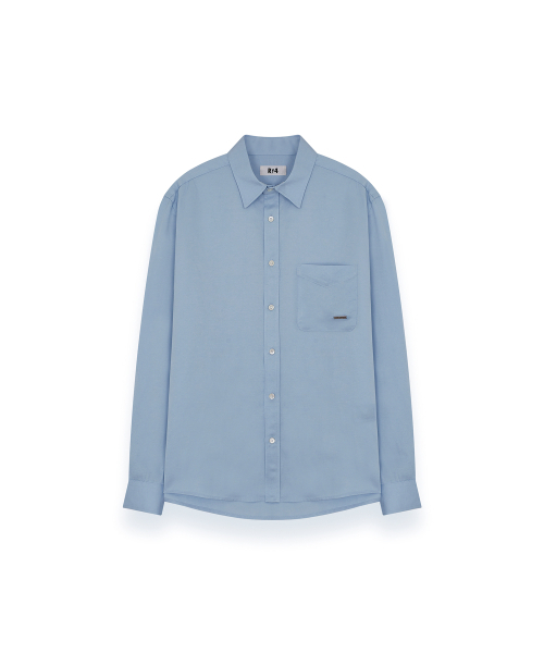 R-4(アールフォー)の「R-0047 / LUSTER LINEN SHIRTS(SKY-BLUE)(シャツ/ブラウス・メンズ・スカイブルー・MEDIUM/LARGE)」の1枚目の写真