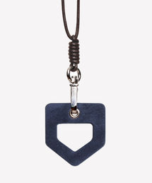 MATT（マット）の「Full Leather Sunglasses Necklace Holder Navy B95091（メガネ）」