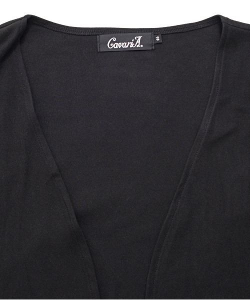 CavariA(キャバリア)の「『CavariA/キャバリア』ウールライクロングカーディガン(カーディガン/ボレロ・メンズ・ブラック/ブラウン/ブルー・M/L)」の14枚目の写真