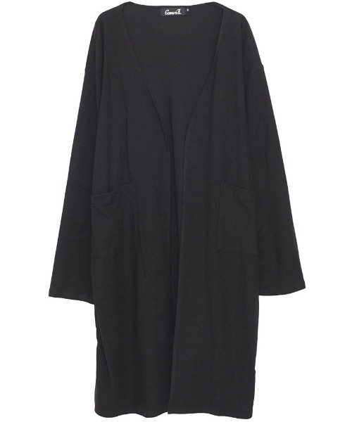 CavariA(キャバリア)の「『CavariA/キャバリア』ウールライクロングカーディガン(カーディガン/ボレロ・メンズ・ブラック/ブラウン/ブルー・M/L)」の6枚目の写真