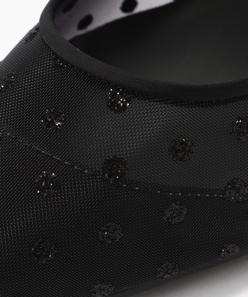 LE TALON（ルタロン）の「《追加》5cmポインテットラメチュールパンプス（パンプス・レディース・ベージュ/ブラック×ブラック/ブラック・24.5cm/24cm/23.5cm/23cm/25.5cm/25cm/22.5cm/22cm/21.5/21）」の7枚目の写真