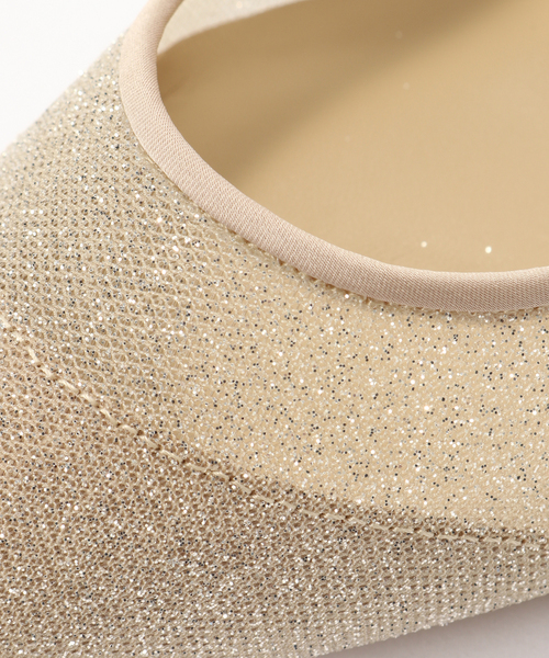 LE TALON（ルタロン）の「《追加》5cmポインテットラメチュールパンプス（パンプス・レディース・ベージュ/ブラック×ブラック/ブラック・24.5cm/24cm/23.5cm/23cm/25.5cm/25cm/22.5cm/22cm/21.5/21）」の8枚目の写真