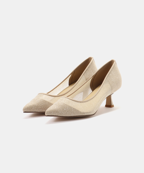 LE TALON（ルタロン）の「《追加》5cmポインテットラメチュールパンプス（パンプス・レディース・ベージュ/ブラック×ブラック/ブラック・24.5cm/24cm/23.5cm/23cm/25.5cm/25cm/22.5cm/22cm/21.5/21）」の11枚目の写真