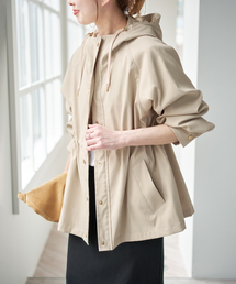 Spick & Span | 撥水ツイルフーディーブルゾン(その他アウター)