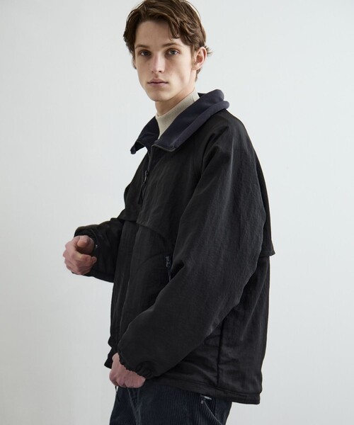 PUBLIC TOKYO（パブリックトウキョウ）の「リバーシブルナイロンフリーススタンドブルゾン（ブルゾン・メンズ・ブラック/ブルー・2/1）」の5枚目の写真