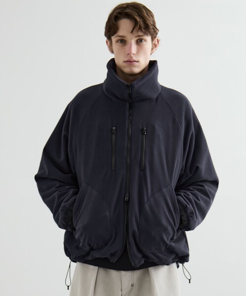 PUBLIC TOKYO（パブリックトウキョウ）の「リバーシブルナイロンフリーススタンドブルゾン（ブルゾン・メンズ・ブラック/ブルー・2/1）」の13枚目の写真