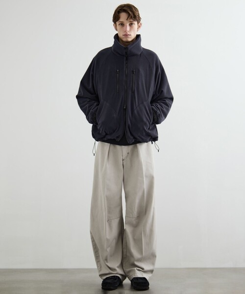 PUBLIC TOKYO（パブリックトウキョウ）の「リバーシブルナイロンフリーススタンドブルゾン（ブルゾン・メンズ・ブラック/ブルー・2/1）」の19枚目の写真