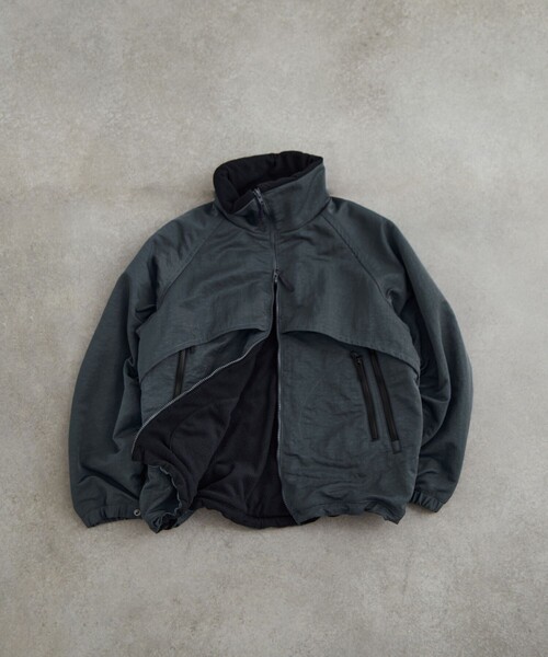 セール】リバーシブルナイロンフリーススタンドブルゾン（ブルゾン