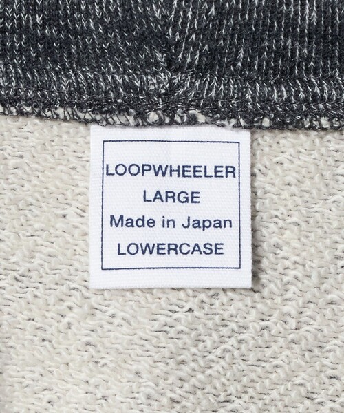 LOOPWHEELER（ループウィラー）の「＜LOOPWHEELER x LOWERCASE for UNITED ARROWS＞ゴマシオ ジップアップ フーディ（パーカー・メンズ・ダークグレー・L/M/S/XL）」の11枚目の写真