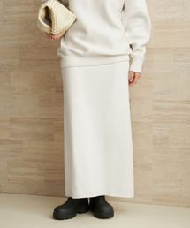 plage | lesTendre white sweat スカート(スカート)