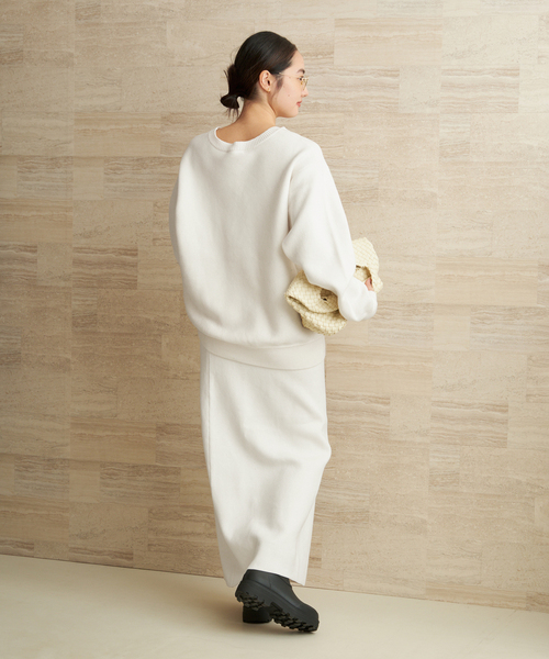 plage（プラージュ）の「lesTendre white sweat スカート（スカート・レディース・ホワイト・36/38）」の5枚目の写真