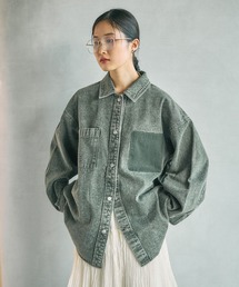 LEPSIM | 刺繍BIGデニムシャツ　629846(シャツ/ブラウス)