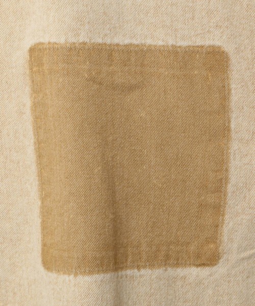 LEPSIM（レプシィム）の「刺繍BIGデニムシャツ　629846（シャツ/ブラウス・レディース・ライトベージュ/ブルー/ライトブルー/ダークカーキ/ピンク・FREE）」の17枚目の写真