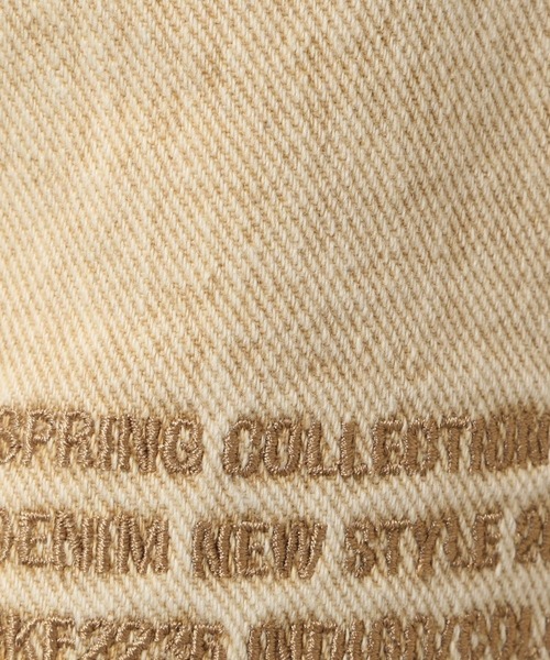 LEPSIM（レプシィム）の「刺繍BIGデニムシャツ　629846（シャツ/ブラウス・レディース・ライトベージュ/ブルー/ライトブルー/ダークカーキ/ピンク・FREE）」の18枚目の写真